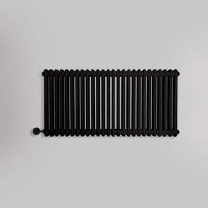 Grzejnik Elektryczny Dekoracyjny - 2 Kolumnowy Czarny - 576x1190mm, Elektryczny grzejnik pokojowy firmy Empire
