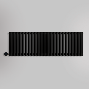 Grzejnik Elektryczny Dekoracyjny - Owalny Kolumnowy Czarny - 545x1416mm, elektryczny grzejnik pokojowy firmy Heissmann