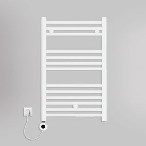 Grzejnik Łazienkowy Drabinkowy Elektryczny - Biały - 803x500mm