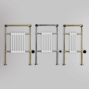 Grzejniki Elektryczne Łazienkowe Tradycyjne Żeberkowe - Wszystkie Rozmiary, Obraz kolażowy z wyborem grzejników