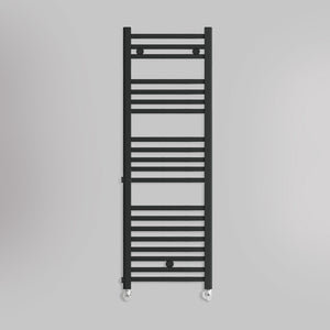 Grzejnik Łazienkowy Drabinkowy - Czarny - 1188x400mm  (Roz 50cm)