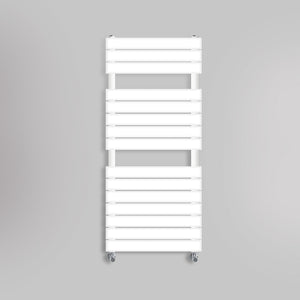 Grzejnik Łazienkowy Nowoczesny - Biały - 1156x500mm, gładkie tło firmy Heissmann