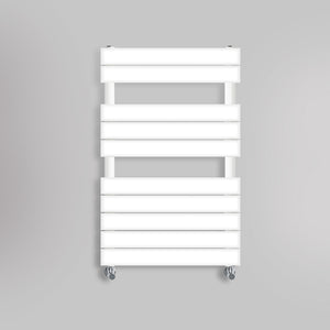 Grzejnik Łazienkowy Nowoczesny - Biały - 816x500mm, gładkie tło firmy Heissmann