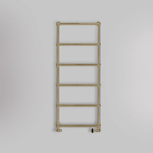 Grzejnik Łazienkowy Tradycyjny Dekoracyjny - Szczotkowane złoto - 1550x600mm, gładkie tło firmy Empire