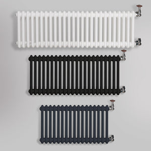 Grzejniki Ozdobne Kolumnowe Poziome - Wszystkie Rozmiary, Obraz kolażowy z wyborem grzejników