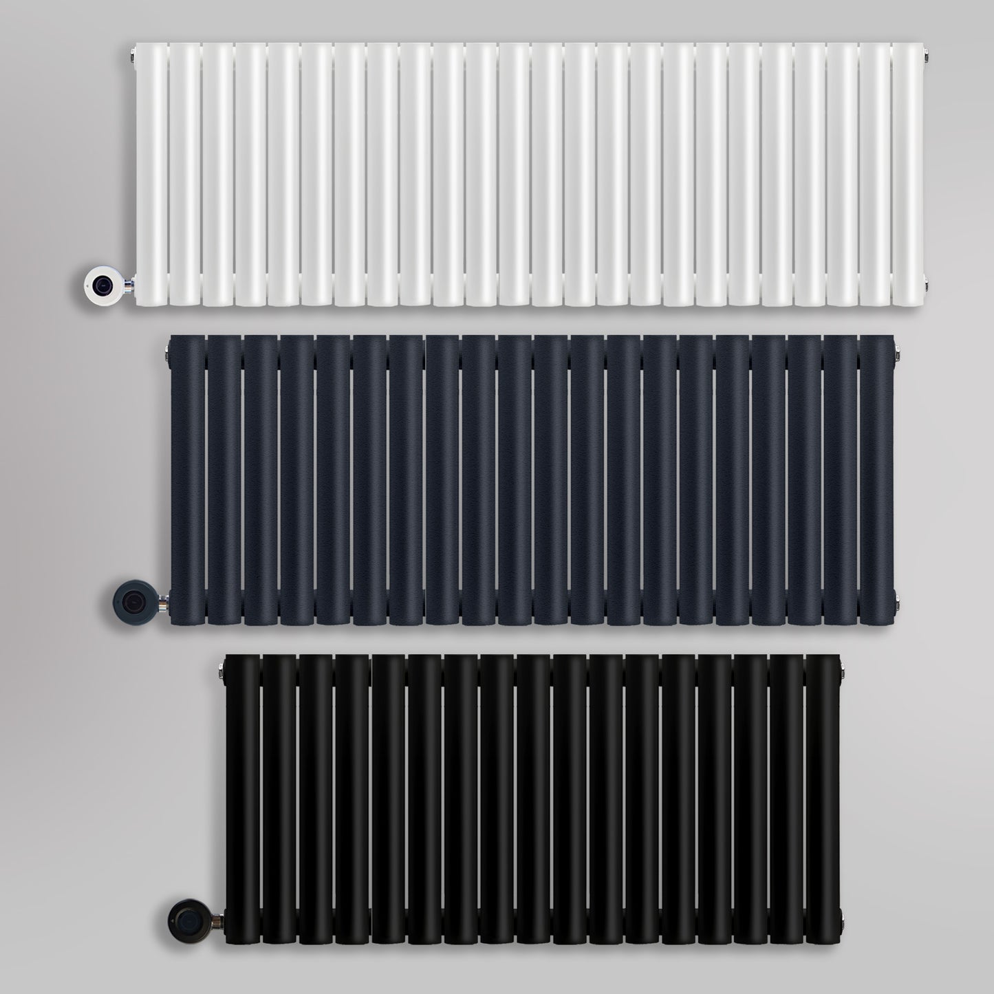 Grzejniki Elektryczne Ścienne Dekoracyjne - Wszystkie Rozmiary, Obraz kolażowy z wyborem grzejników