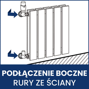 Zawór Termostatyczny Trójosiowy - Biały