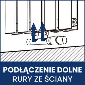 Zawór Termostatyczny Zespolony 50mm - Biały