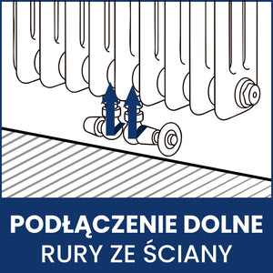 Zawór Termostatyczny Trójosiowy Tradycyjny - Chrom