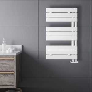 Grzejnik Łazienkowy Dekoracyjny Nowoczesny - Biały - 830x500mm, Designerski grzejnik w nowoczesnej łazience