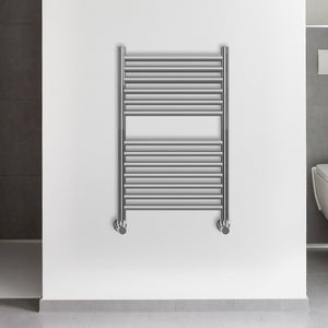Grzejnik Łazienkowy - Stalowy - 800x500mm, w nowoczesnej łazience, Dekoracyjny grzejnik łazienkowy Heissmann