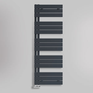 Grzejnik Łazienkowy Dekoracyjny Nowoczesny - Antracyt - 1430x500mm, gładkie tło firmy Lazzarini
