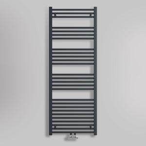 Grzejnik Łazienkowy Drabinkowy D50 - Antracyt - 1600x600mm, gładkie tło firmy Lazzarini