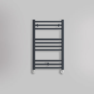 Grzejnik Łazienkowy Drabinkowy - Antracyt - 800x500mm, gładkie tło firmy Lazzarini