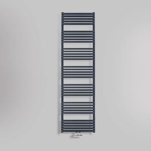 Grzejnik Łazienkowy - Podwójny Antracyt - 1800x500mm, gładkie tło firmy Heissmann