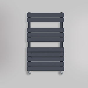 Grzejnik Łazienkowy Nowoczesny - Antracyt - 816x500mm, gładkie tło firmy Heissmann