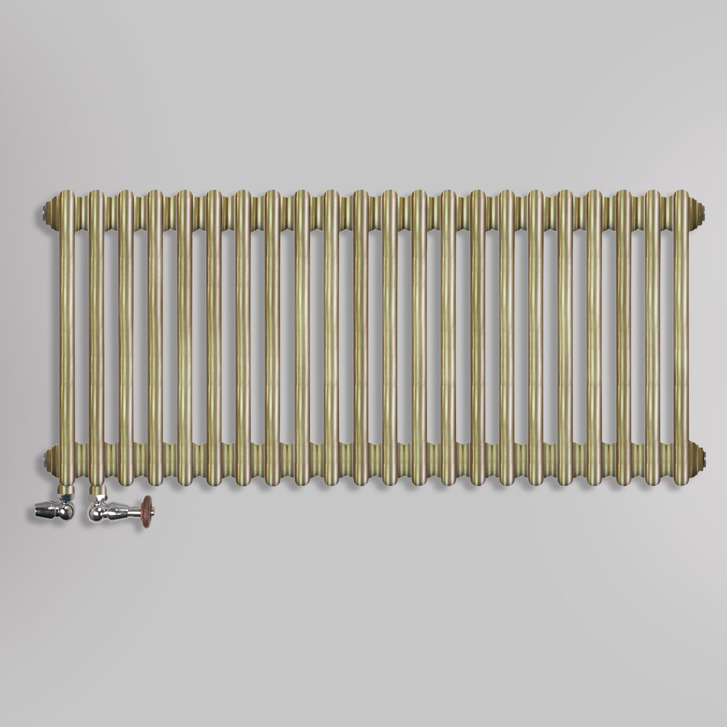 Grzejniki Żeberkowe Pokojowe Dekoracyjne - Szampańskie Złoto