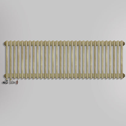 Grzejniki Żeberkowe Pokojowe Dekoracyjne - Szampańskie Złoto