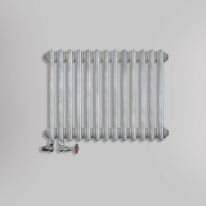 Grzejniki Żeberkowe Pokojowe Dekoracyjne - Srebro Szczotkowane