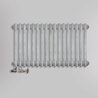 Grzejniki Żeberkowe Pokojowe Dekoracyjne - Srebro Szczotkowane
