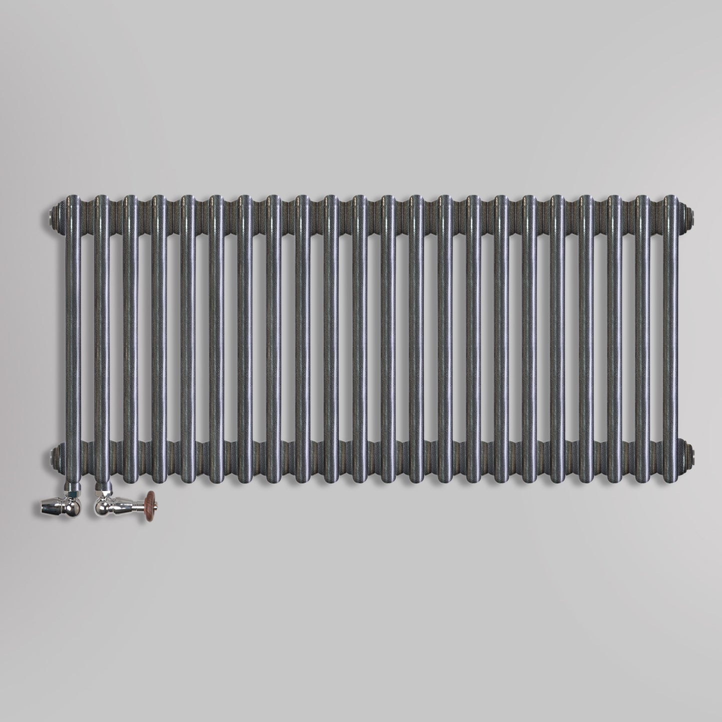Grzejniki Żeberkowe Pokojowe Dekoracyjne - Antyczne Srebro