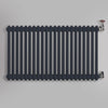 Grzejnik Dekoracyjny Żeberkowy - 3 Kolumnowy Antracytowy - 576x1010mm, gładkie tło firmy Empire