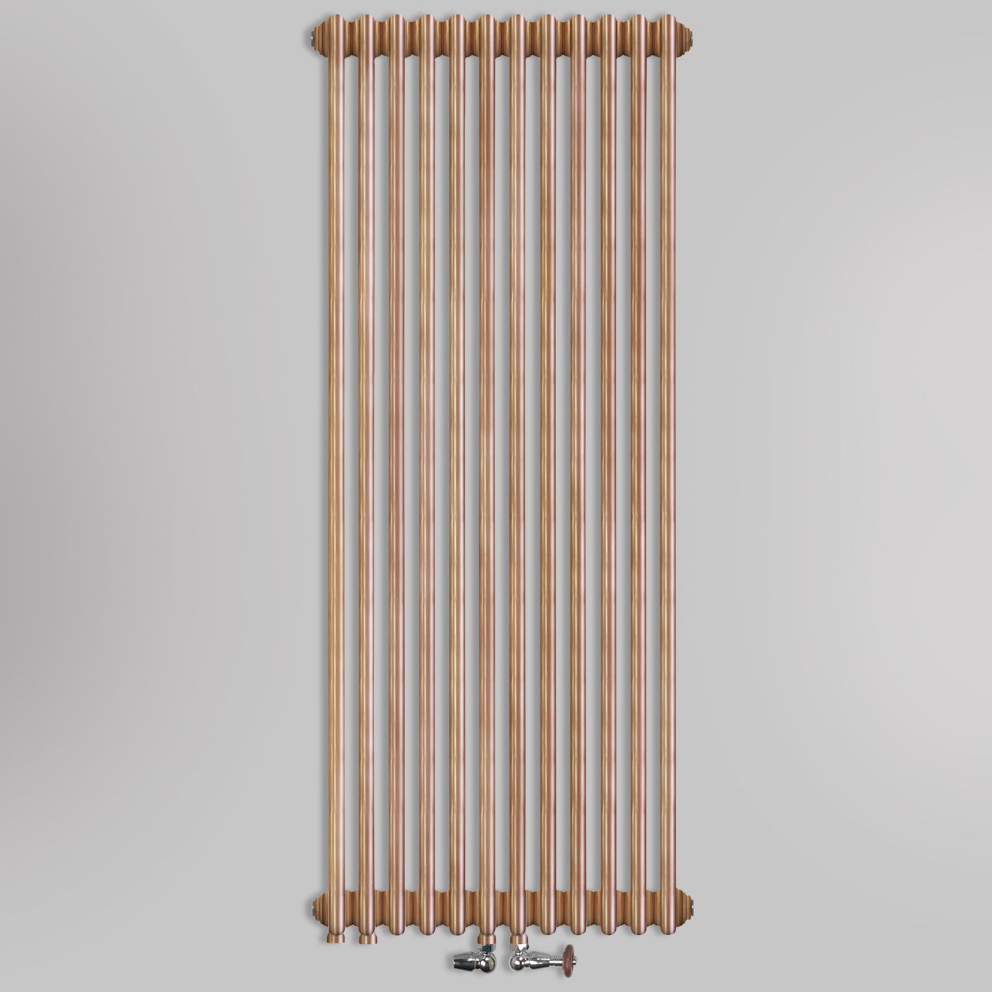 Grzejniki Żeberkowe Pokojowe Dekoracyjne - Metaliczna Miedź