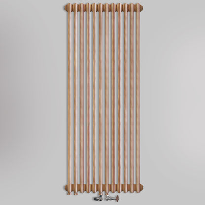 Grzejniki Żeberkowe Pokojowe Dekoracyjne - Metaliczna Miedź