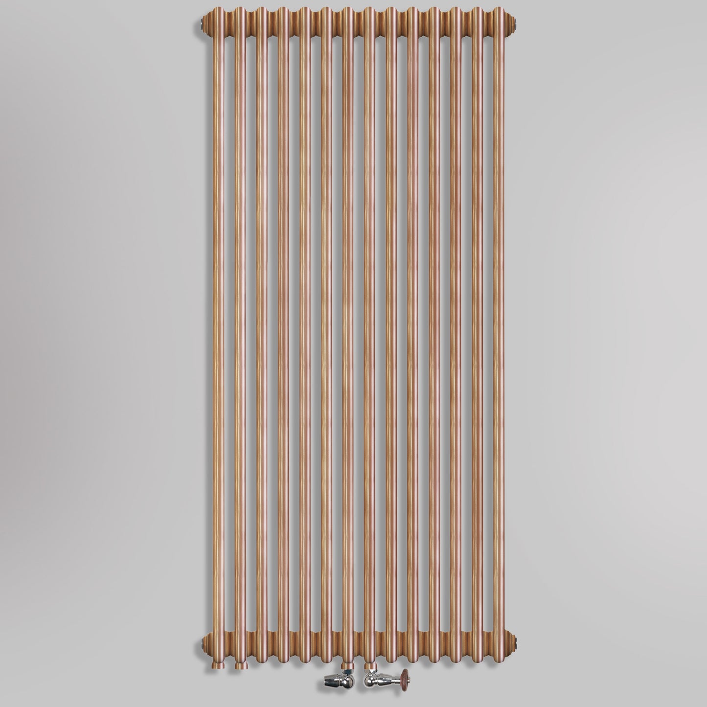 Grzejniki Żeberkowe Pokojowe Dekoracyjne - Metaliczna Miedź