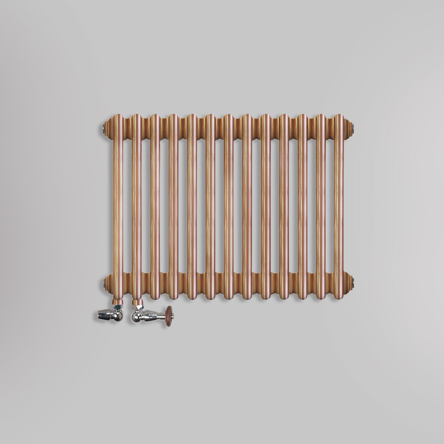 Grzejniki Żeberkowe Pokojowe Dekoracyjne - Metaliczna Miedź