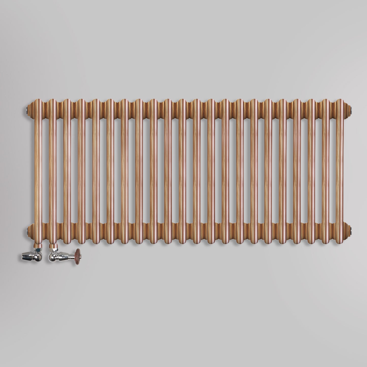 Grzejniki Żeberkowe Pokojowe Dekoracyjne - Metaliczna Miedź