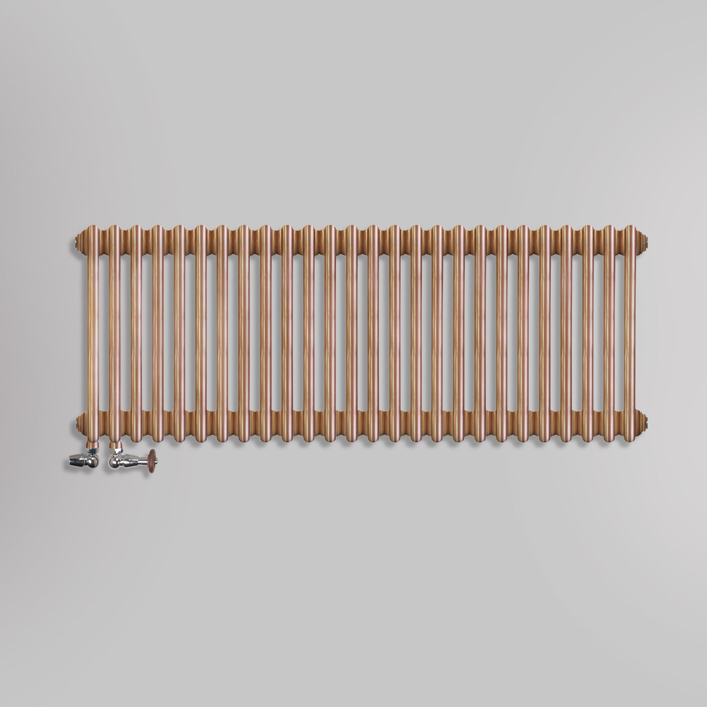 Grzejniki Żeberkowe Pokojowe Dekoracyjne - Metaliczna Miedź