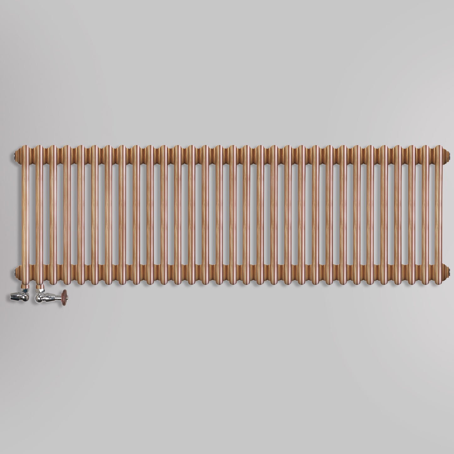 Grzejniki Żeberkowe Pokojowe Dekoracyjne - Metaliczna Miedź
