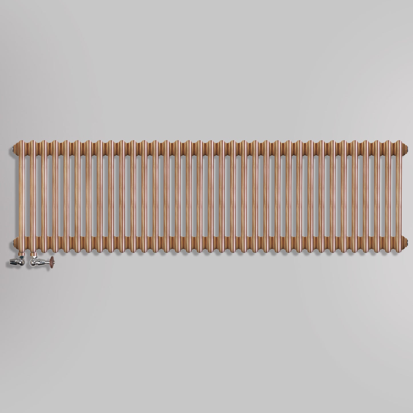 Grzejniki Żeberkowe Pokojowe Dekoracyjne - Metaliczna Miedź