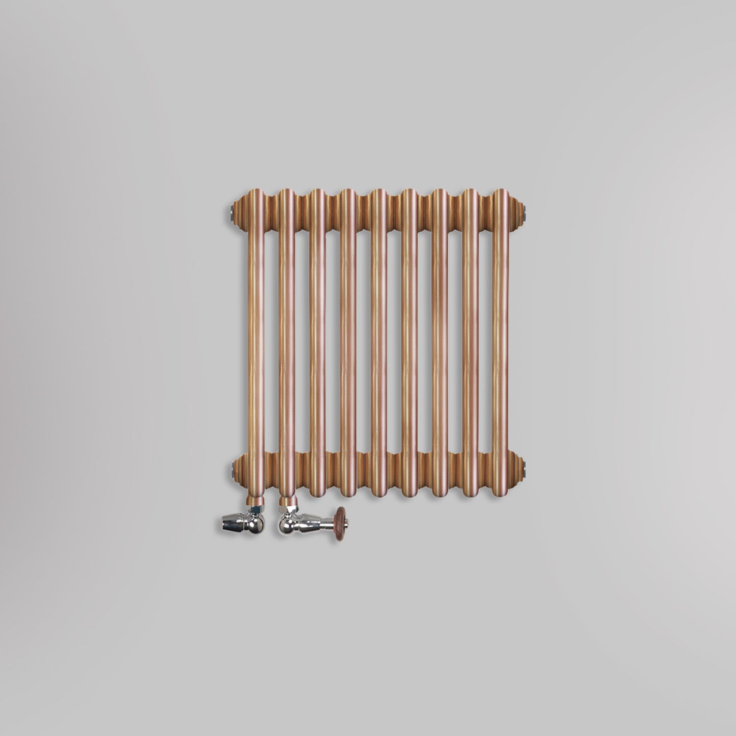 Grzejniki Żeberkowe Pokojowe Dekoracyjne - Metaliczna Miedź